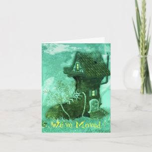 Old Boot House Änderung der Adresskarte Ankündigung