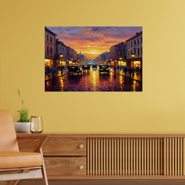 Old Boulevard Poster (Wohnzimmer 2)