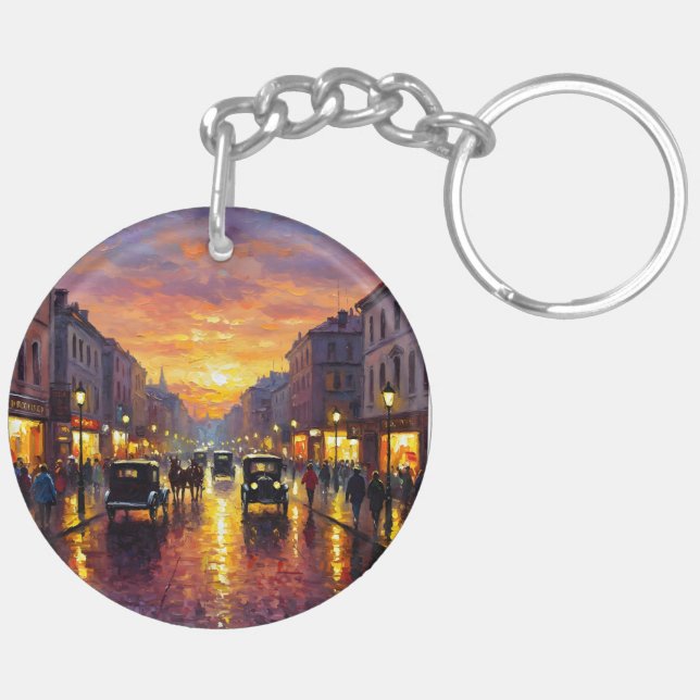 Old Boulevard Schlüsselanhänger (Rückseite komplett)