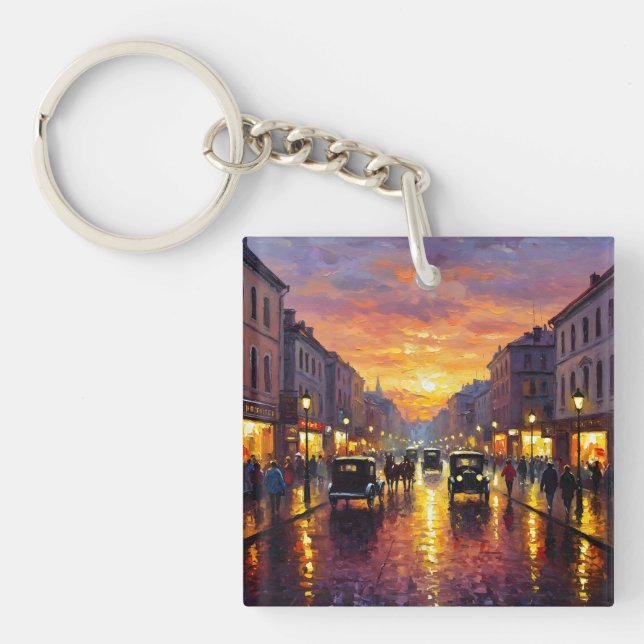 Old Boulevard Schlüsselanhänger (Vorderseite)