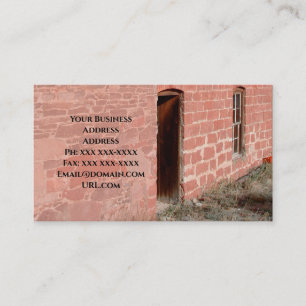Old Bricks Business Card Visitenkarte