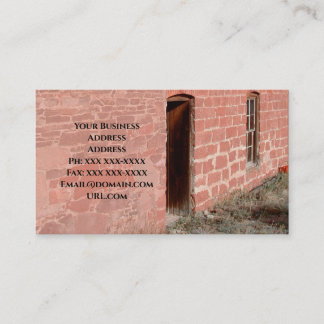 Old Bricks Business Card Visitenkarte