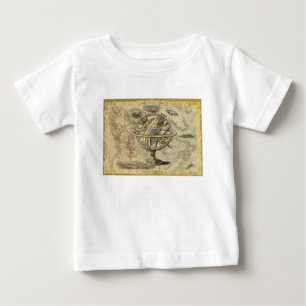Old British America Explare Polar Bear Compass Map Baby T-shirt