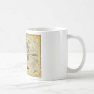 Old British America Explare Polar Bear Compass Map Tasse