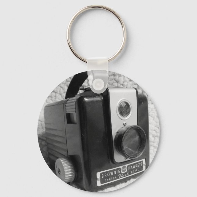 Old Brownie Hawkeye Camera Schlüsselanhänger (Vorderseite)