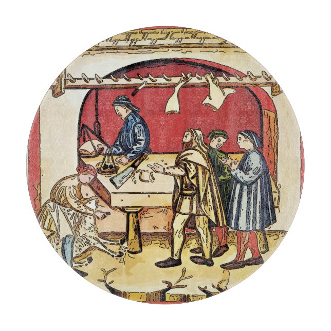 Old Butler Shop Schneidebrett (Vorderseite)