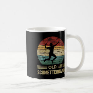 Old Butterhand Dminton Shuttle Vintag Funny Kaffeetasse