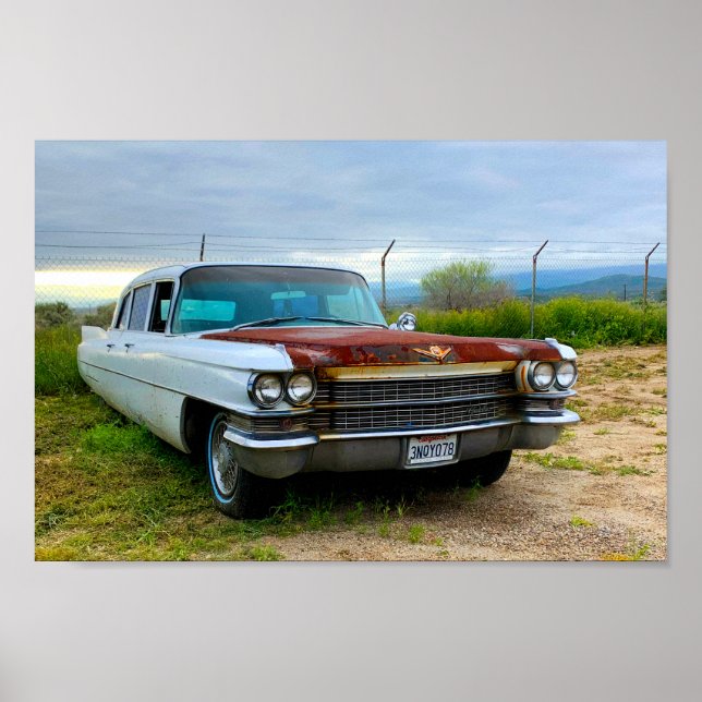 Old Cadillac Poster (Vorne)