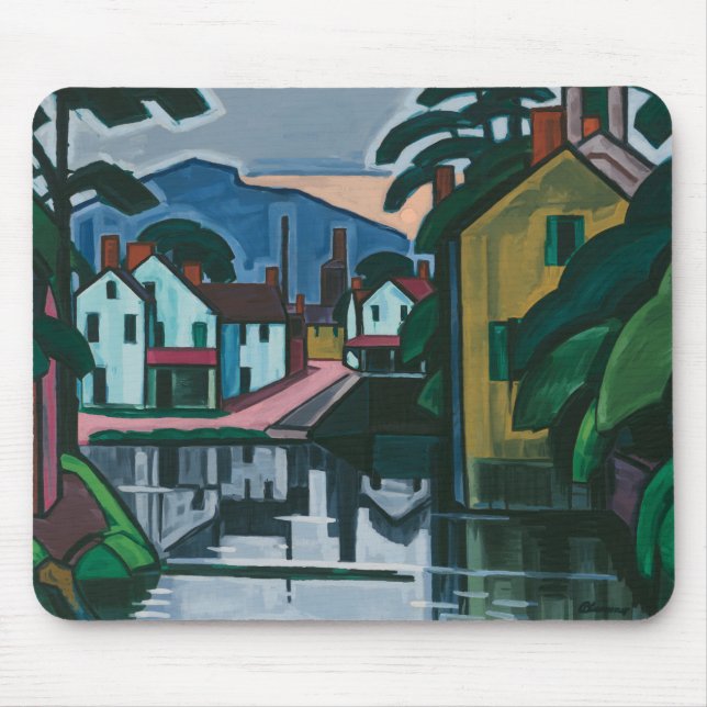 "Old Canal Port" Art Mousepad (Vorne)