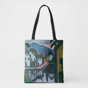 "Old Canal Port" Kunsttaschen