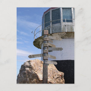 Old Cape Point Lighthouse, Südafrika Postkarte