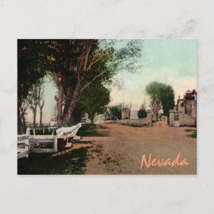 Old Carson City Road Vintage Postkarte