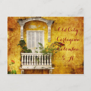 Old Cartagena Post Card Postkarte