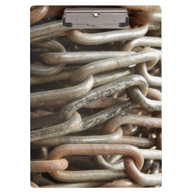 Old Chain Clipboard Klemmbrett (Vorderseite)