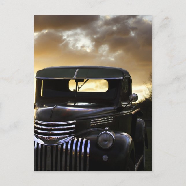 Old Chevy Truck Postcard Postkarte (Vorderseite)