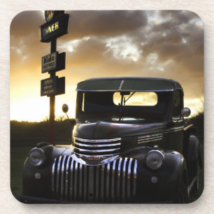 Old Chevy Truck Set 6 Untersetzer