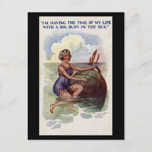 Old Comic Postcard - Spaß mit einem großen Buy Postkarte