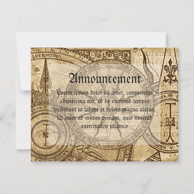 Old Compass Rose Ankündigung (Vorderseite)