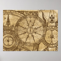 Old Compass Rose