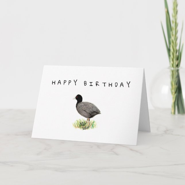 Old Coot Birthday Card Karte (Vorderseite)