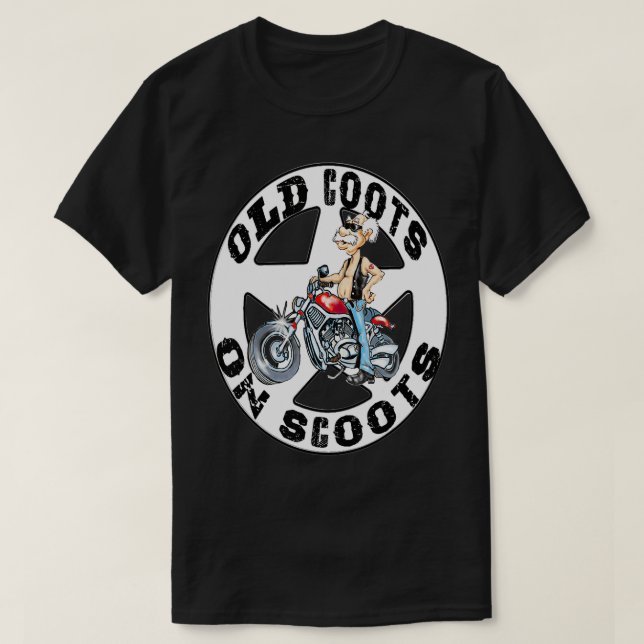 Old Coots on Scoots T-Shirt (Design vorne)