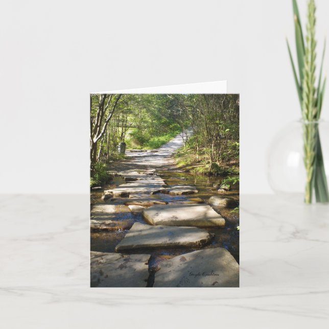 Old Copper Road Copperhill Tennessee Ocoee River Karte (Vorderseite)