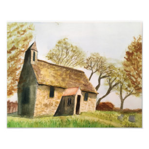 Old Country Church Fotodruck