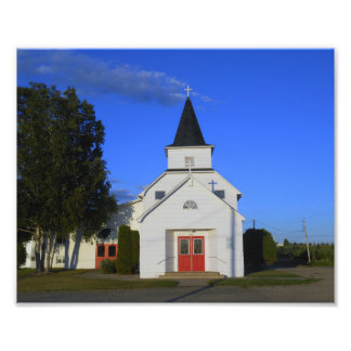 Old Country Church Fotodruck