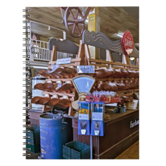 Old Country Store Spiral Foto Notebook Notizblock