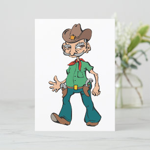 Old Cowboy Einladung