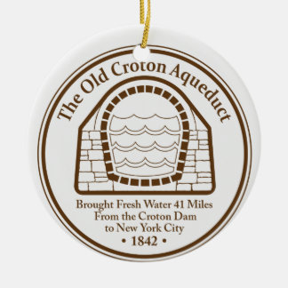 Old Croton Aqueduct Feiertagsornament Keramik Ornament