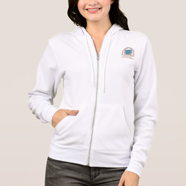 Old Croton Aqueduct Women's Zip Hoodie (Vorderseite)