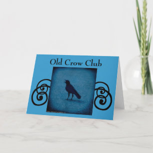 Old Crow Club Einladung oder Grußkarte