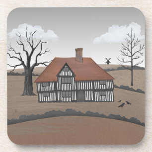 Old Crow Manor Getränkeuntersetzer
