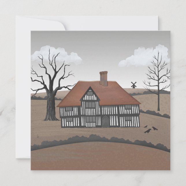 Old Crow Manor Karte (Vorderseite)