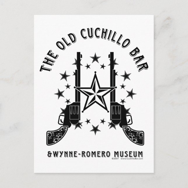 Old Cuchillo Bar Postcard Postkarte (Vorderseite)