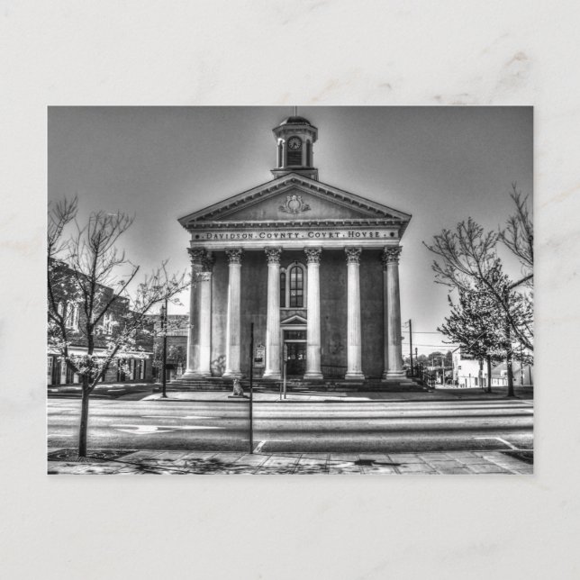 Old Davidson Landkreis Courthouse Postkarte (Vorderseite)