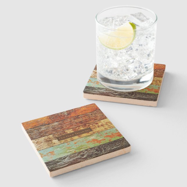 Old Dock Treasures Coasters Steinuntersetzer (Seitenansicht)