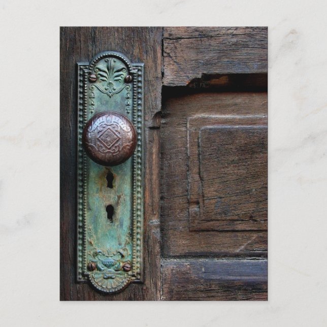 Old Door Knob - Postkarte (Vorderseite)