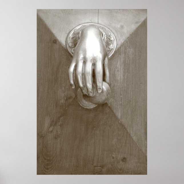 Old Door Knocker Poster (Vorne)