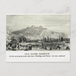 Old Dover Hafen Postkarte