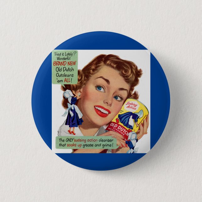 Old Dutch Cleanser Lady Button (Vorderseite)