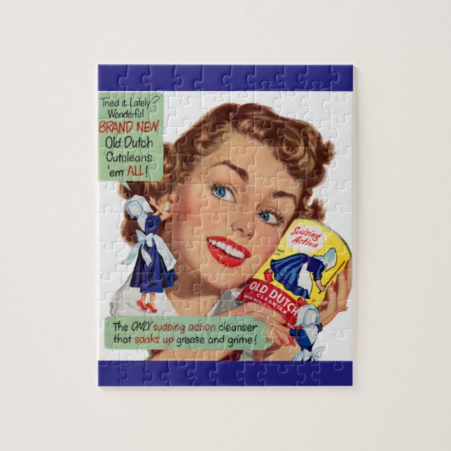 Old Dutch Cleanser Lady Puzzle (Vertikal)
