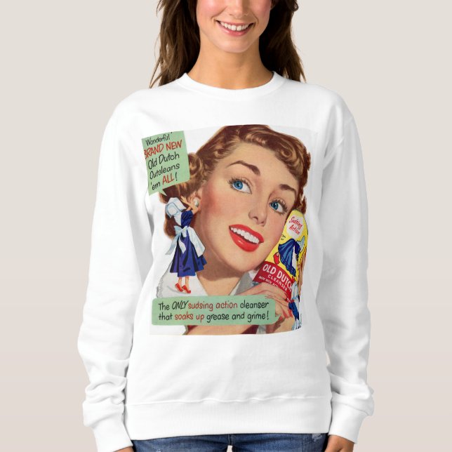 Old Dutch Cleanser Lady Sweatshirt (Vorderseite)