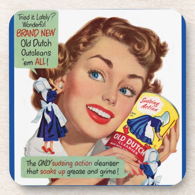Old Dutch Cleanser Lady Untersetzer (Vorderseite)