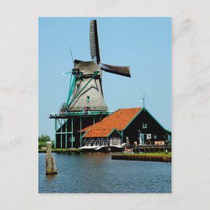 Old Dutch Windmill Postkarte