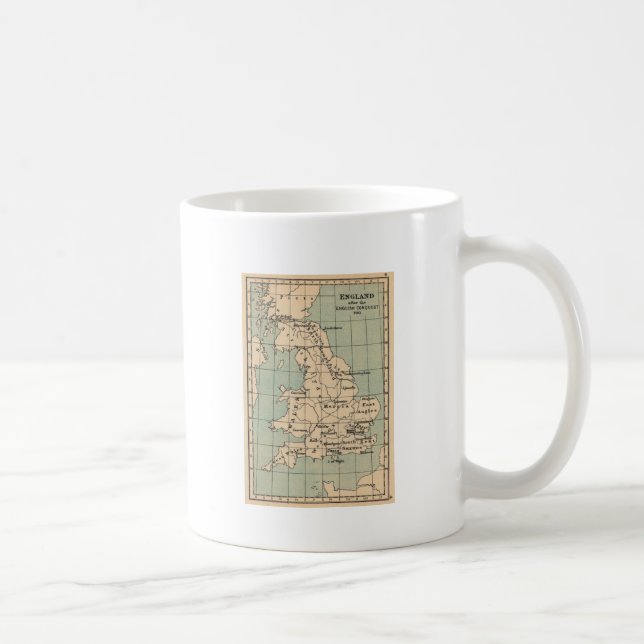 Old England Map Tasse (Rechts)
