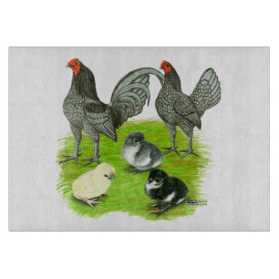 Old English Blue Game Family Schneidebrett
