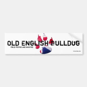 Old English Bulldog Sticker Autoaufkleber