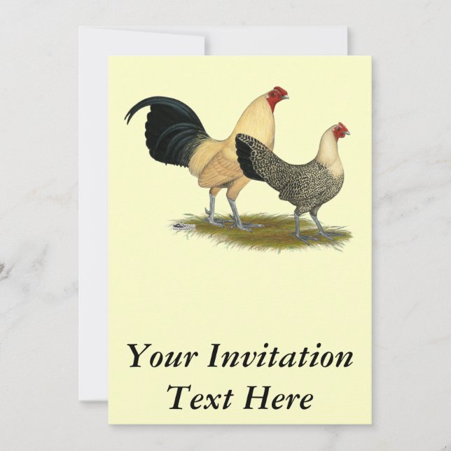 Old English Cream Buttercups Einladung (Vorderseite)